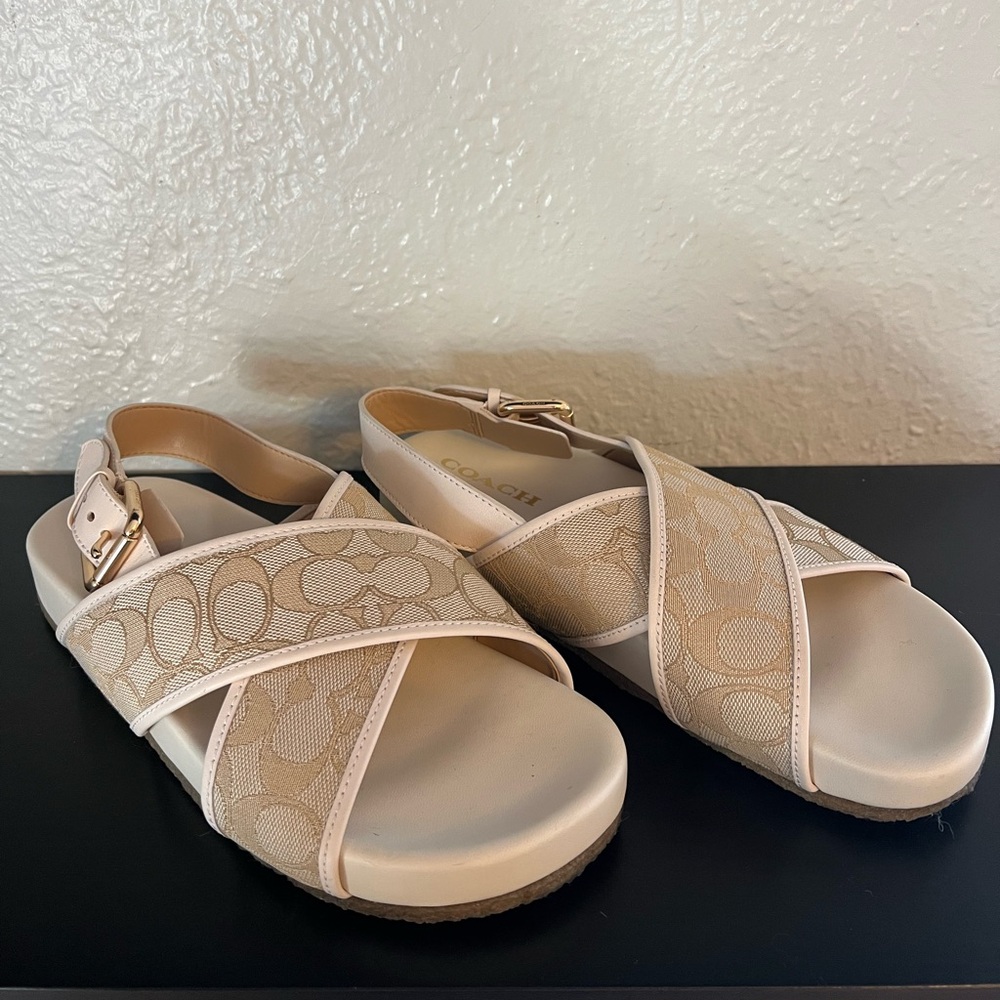 Coach Women’s Adora Signature Sandals - Picture 3 of 11